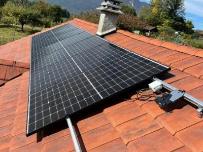 Installation de panneaux photovoltaïques d'une puissance de 3KWC  en Savoie