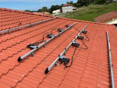 Installation d'un kit photovoltaïque d'une puissance de 3kwc à St Sorlin de Vienne 38200 en Isère