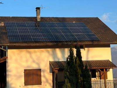 Installation photovoltaiques d'une puissance de 9 Kwc à PARVES ET NATTAGES 01300