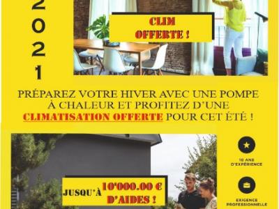 Votre climatisation offerte!