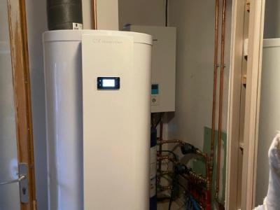 Installation d'une pompe à chaleur Panasonic de 9kw à BEAUREPAIRE 38270 ISERE