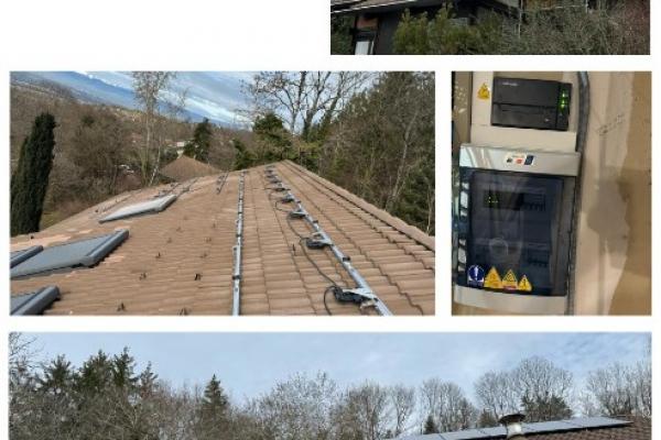 Installation photovoltaïque de 9 kWc à LUCINGES 74380