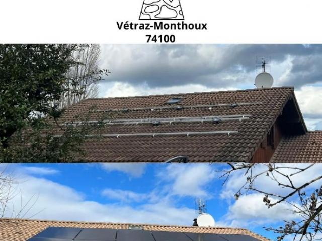 Installation de 6 kWc à VETRAZ-MONTHOUX, 74100